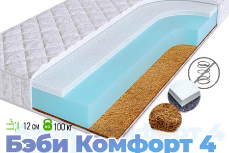 Матрас «БЭБИ КОМФОРТ-4»