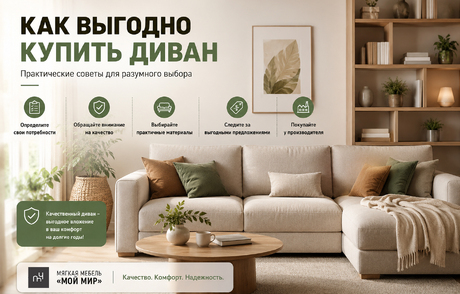 Как не прогадать с покупкой дивана